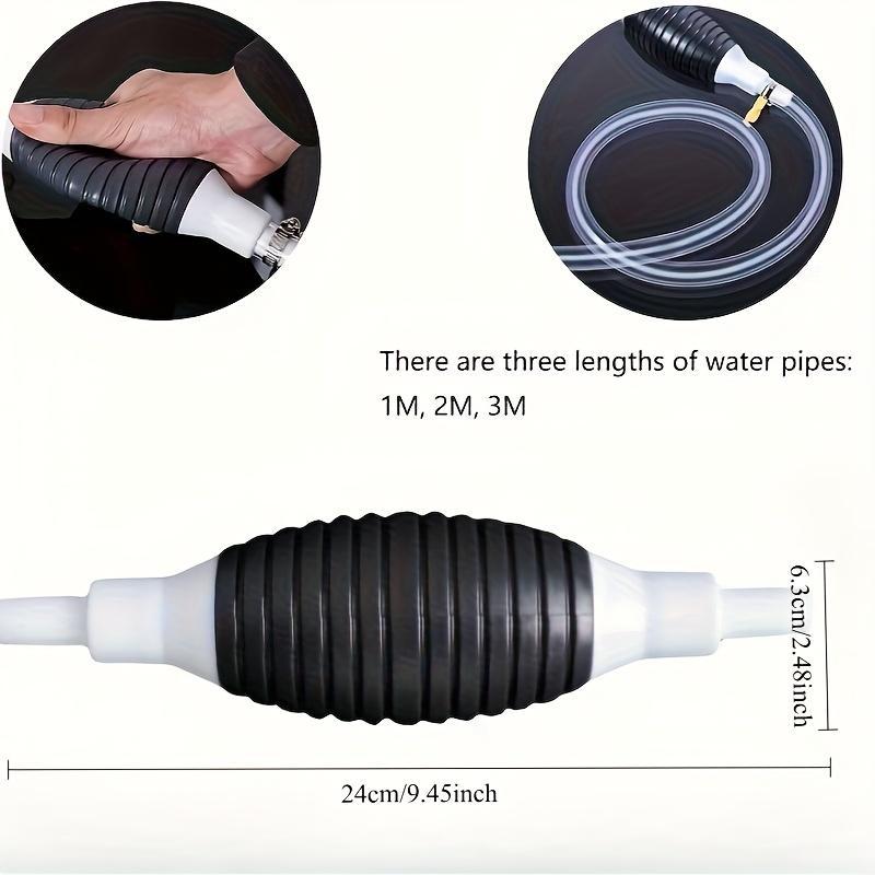 Multifunctional Liquid Suction Cup Pump, Manual Fuel Transfer Pump, Portable Siphon Pump for Gasoline, Diesel, Water, Easy to Use