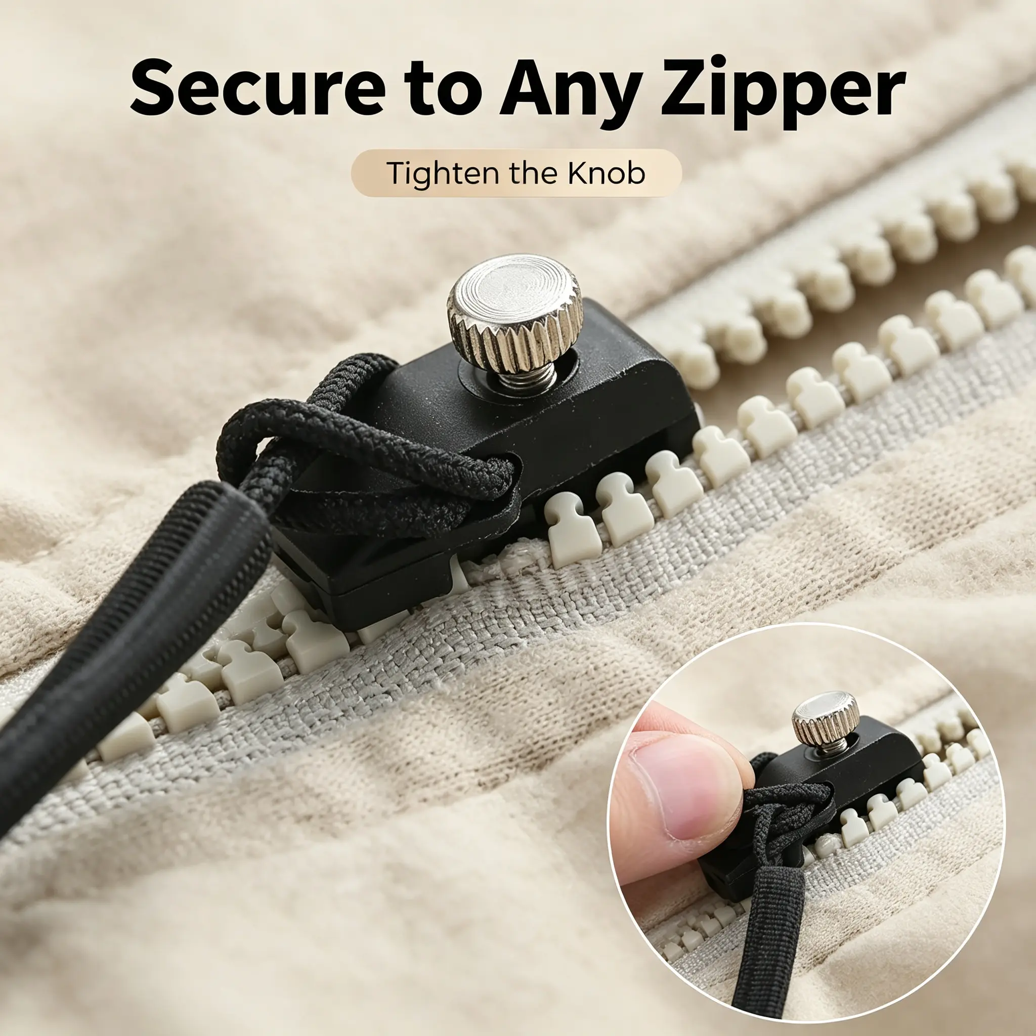Zipper Repairer 15pcs Zipper Repairer | 3 Sizes Detachable Suitable for Bags, Jackets, Clothes, Shoes, Boots Home Tool-Free Replacement Zipper Locks