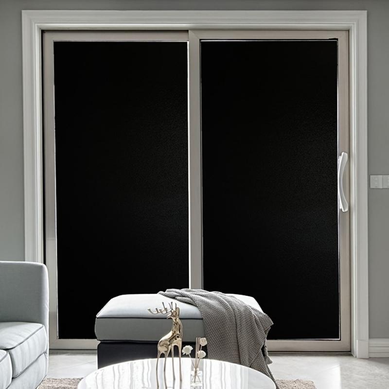 1 Roll Privacy Window Film, Frosted Glass Film, Protection, Heat Insulation, Anti-Glare, Static Cling, Removable Adhesive, Opaque Window Decoration, Suitable for Day And Night Protection, for Home, Office, Bathroom Window Stickers, Window Privacy Films