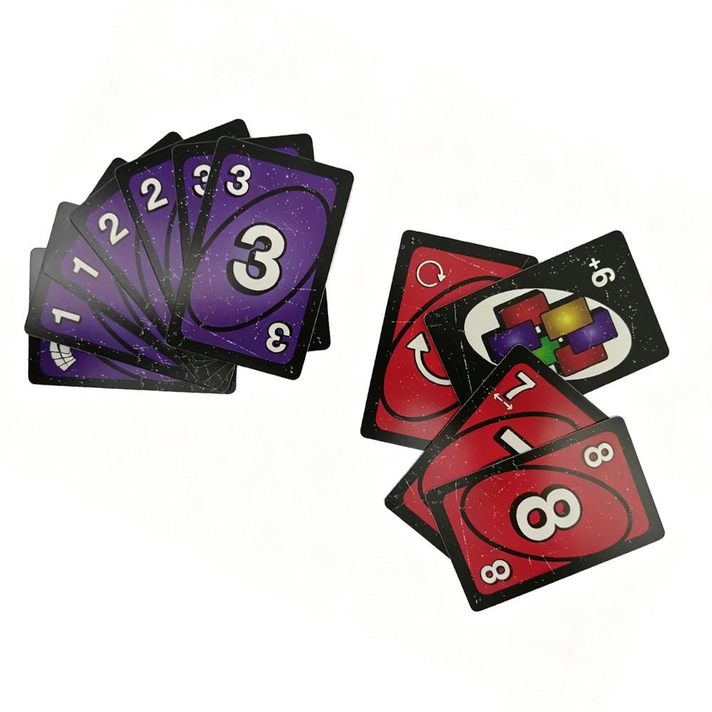 Uno Brutal Edition Card Game, Family Party Interactive Board Game, Hardcore Version, Supports 2-10 Players, Fun and Competitive Gameplay