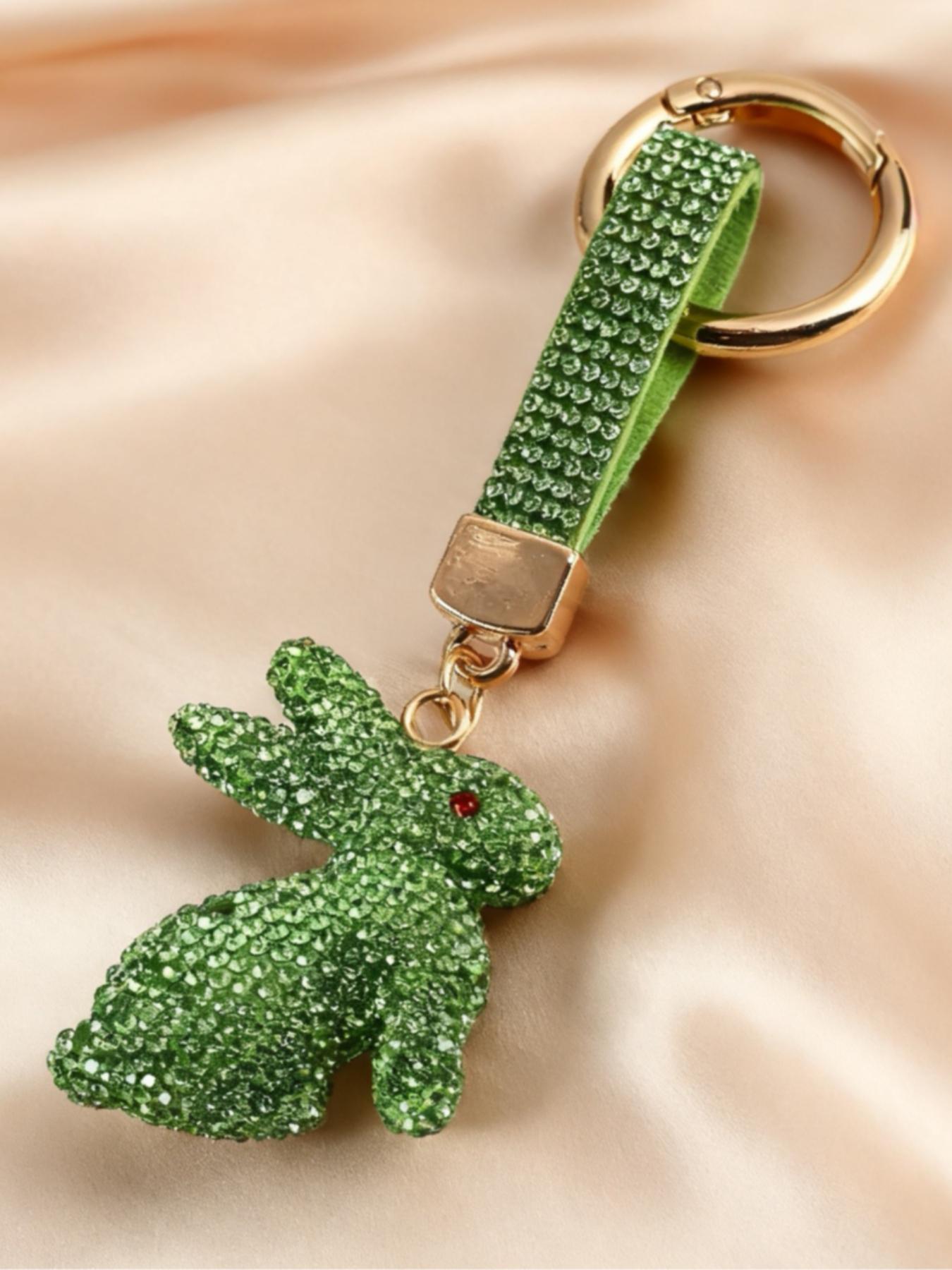 Easter Bunny Keychain Unique Design Personalizable Key Ring Unisex Multicolor Lightweight Luxurious Car Key Holder Phone Chain Perfect Holiday Gift,Valentine's Day,lovers