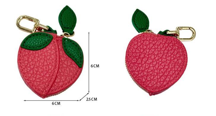 Cute Fruit Bag Charm, Adorable Keychain Accessory for Bags and Backpacks, Perfect Gift for Fruit Lovers, All Season Casual Style