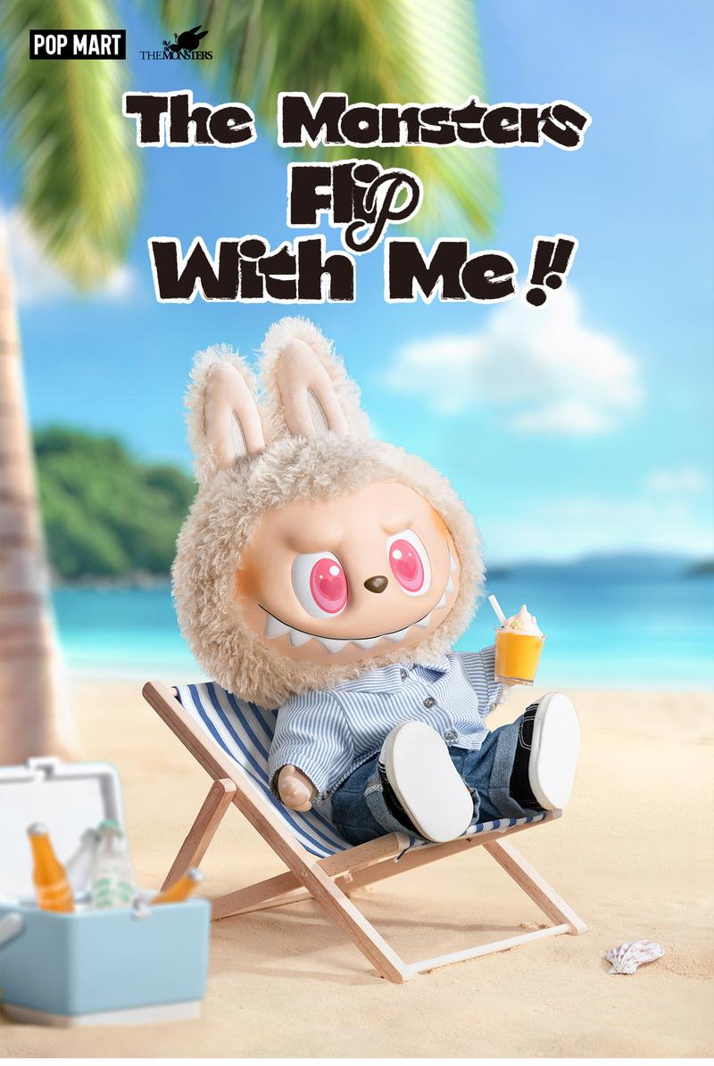POP MART THE MONSTERS - FLIP WITH ME Vinyl Plush Doll