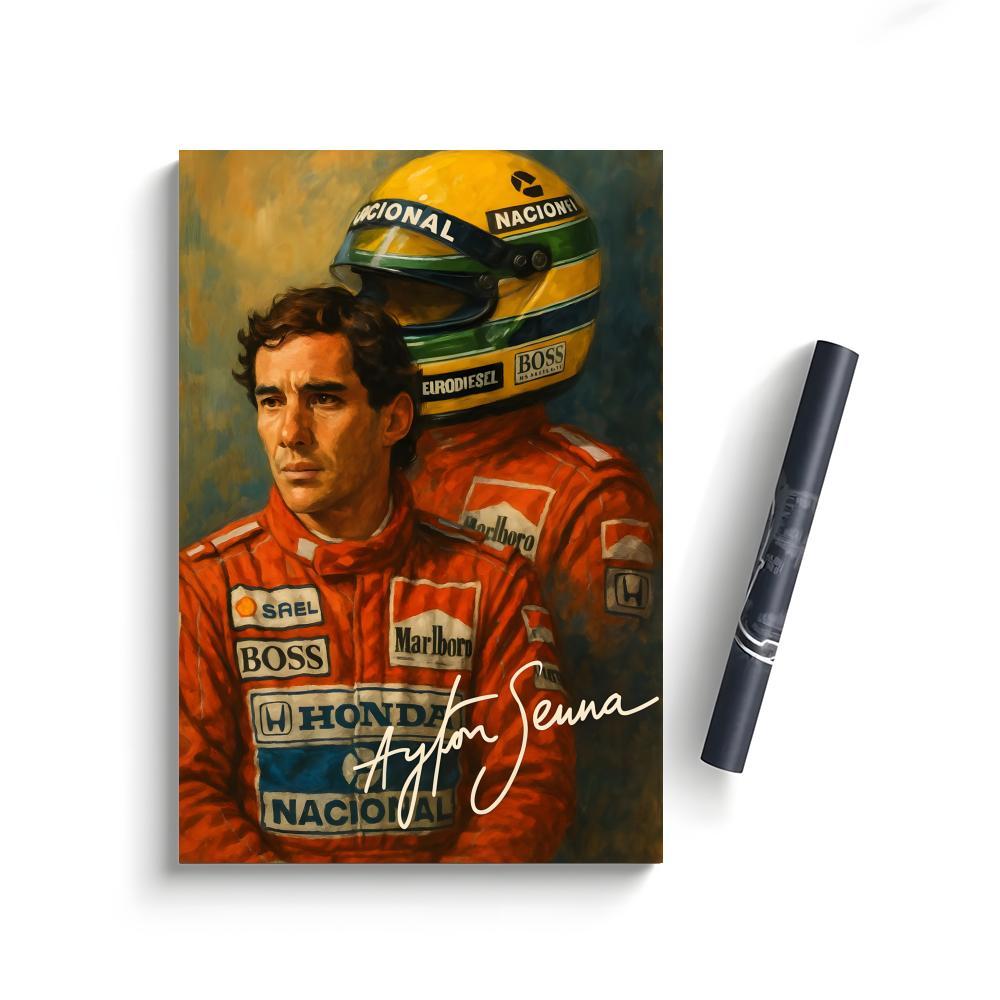 A-Ayrton S-Senna Classic Poster Bedroom Home Decor Art Poster Perfect Gift for Family and Friends