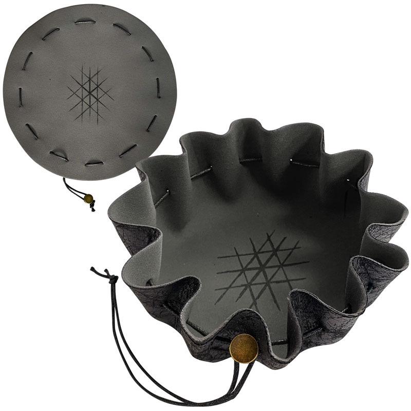 1pc Portable Drawstring Tray Bag, Multifunctional Storage Pouch for Tabletop Games Dice Jewelry Coins Keys, Display Organizer