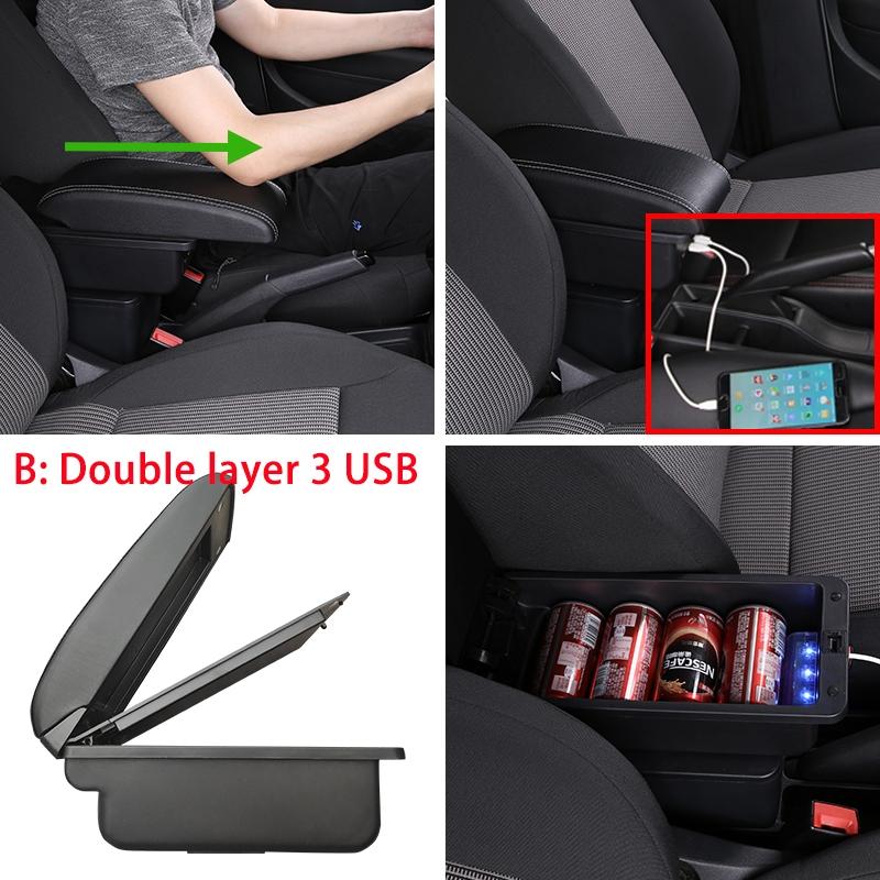 For Hyundai Getz I 2005 2006 2007 2008 2009 2010 2011car armrest box storage box interior modification multi-function auto parts