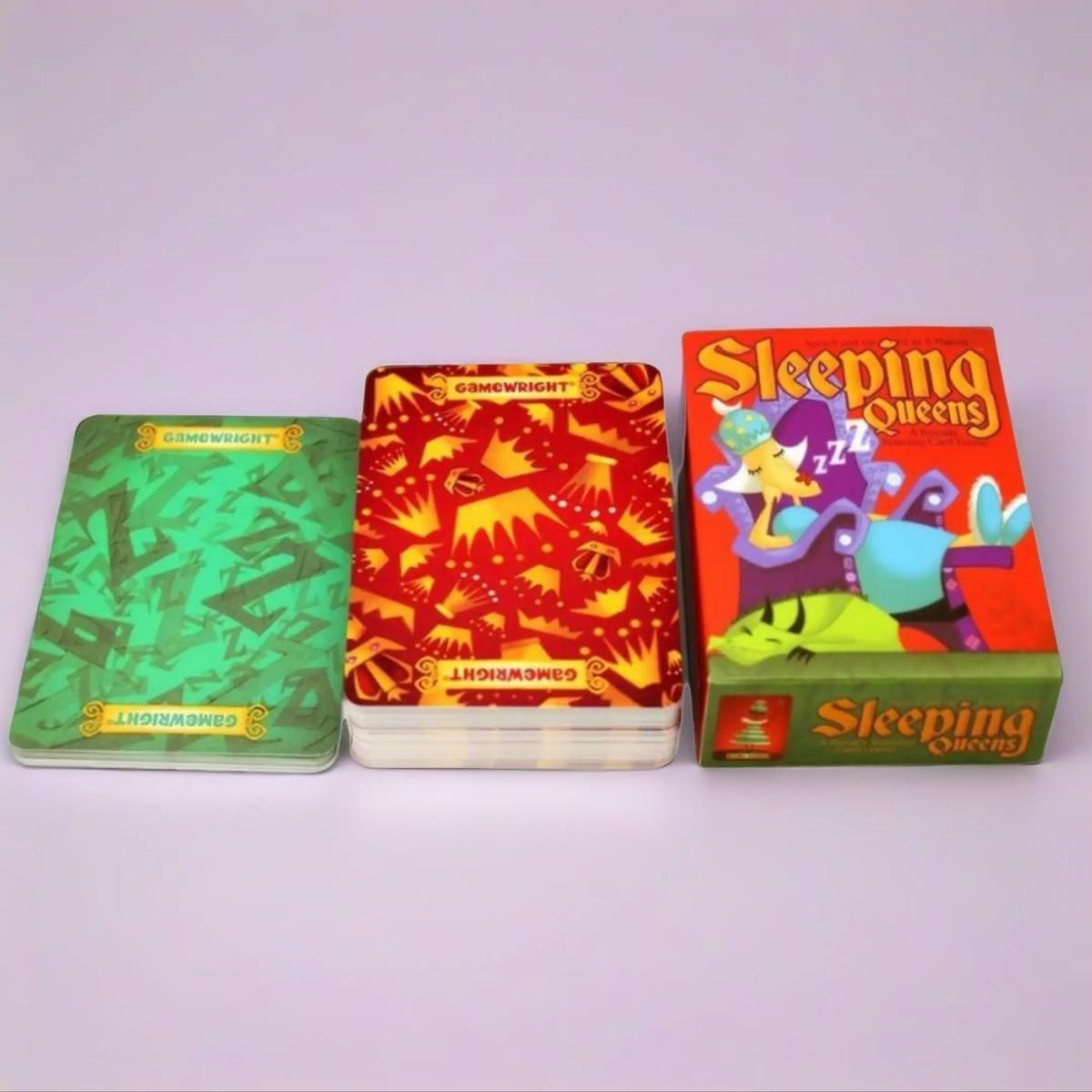 Sleeping Queen Tabletop Game, Math Thinking Training Cards, Family Interactive Card Game, Classic Educational Board Game for Kids Aged 8+