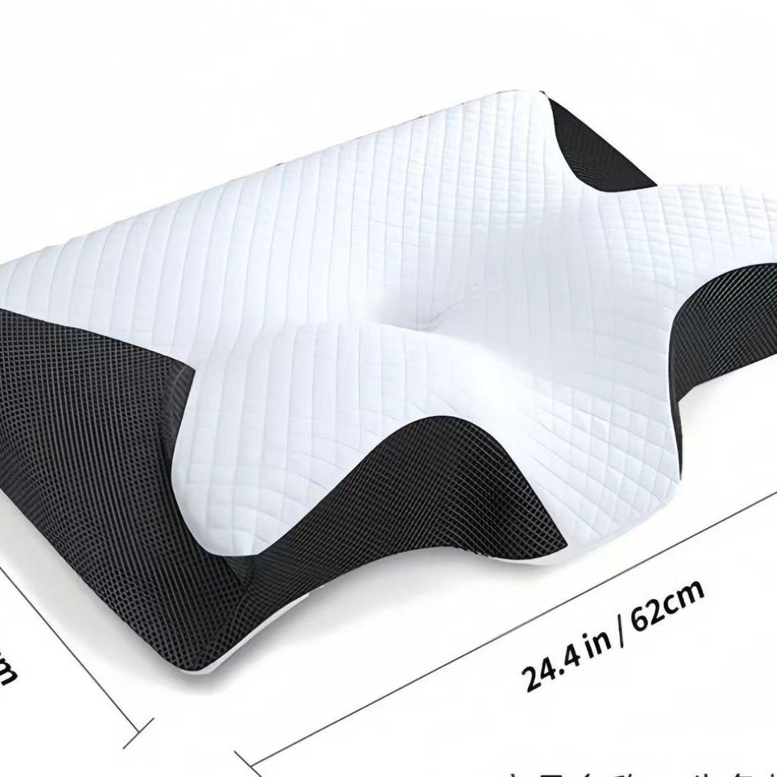 Memory Foam Soft Neck Pillow, 1 CountComfortable Neck Support Pillow and Neck RestCushion for Sleeping, Supportive Memory Foam