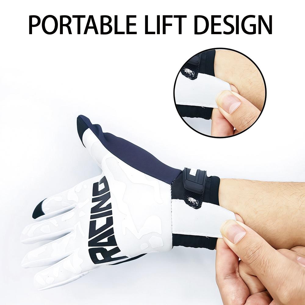 Flame Outdoor Sports Gloves Baseball Outdoor Cycling Sports Red and White unisex breathable and non slip multifunctional gloves Four season universal version Touchscreen can be used for daily commuting Fashion high-end gloves