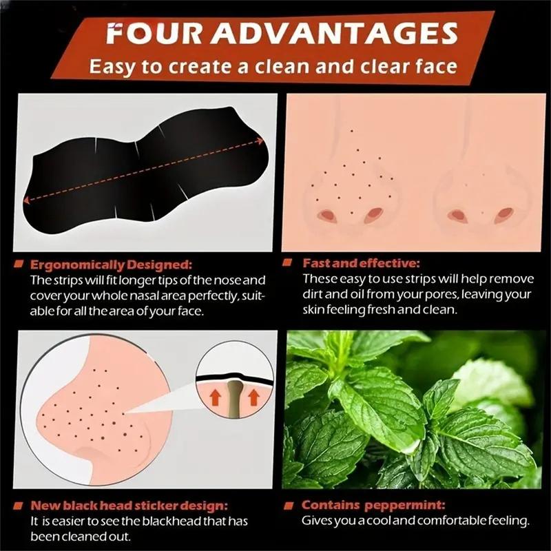 50 Deep Cleaning Nose Patches, Blackhead Removal Strips, Nasal Spot Stickers, Skin Care Tools, Effective Cleansing, Daily Use
