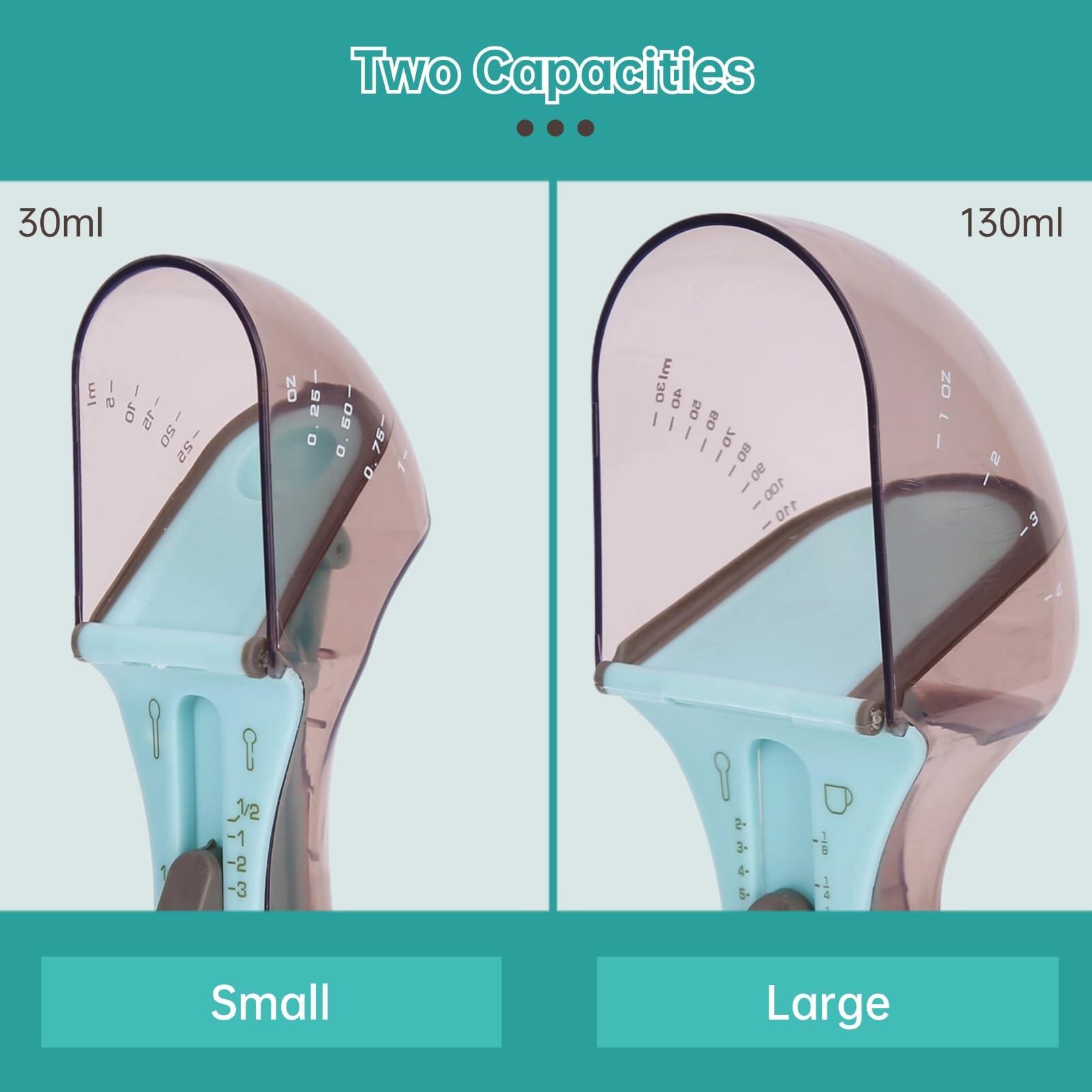 Adjustable Digital Measuring Cup Spoon for Cooking, Multifunctional Scale for Solid Powder Liquid, Kitchen Baking Tool Set