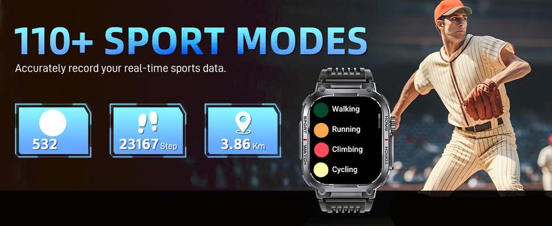 3ATM Waterproof Outdoor Smart Watch for Men with Call Make/ Answer 100+ Sports Modes Pedometer Compass Multifunctional Smartwatch Compatible with iPhone Android Phones Digital Watch Gifts for Men 3ATM Waterproof Outdoor Smart Watch for Men with Call Make/ Answer 100+ Sports Modes Pedometer Compass Multifunctional Smartwatch Compatible with iPhone Android Phones Digital Watch Gifts for Men