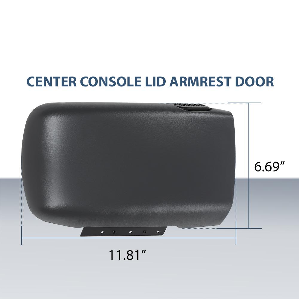 CROSSDESIGN Graphite Center Console Lid Armrest Fit For 1997-1999 Camaro Firebird Trans