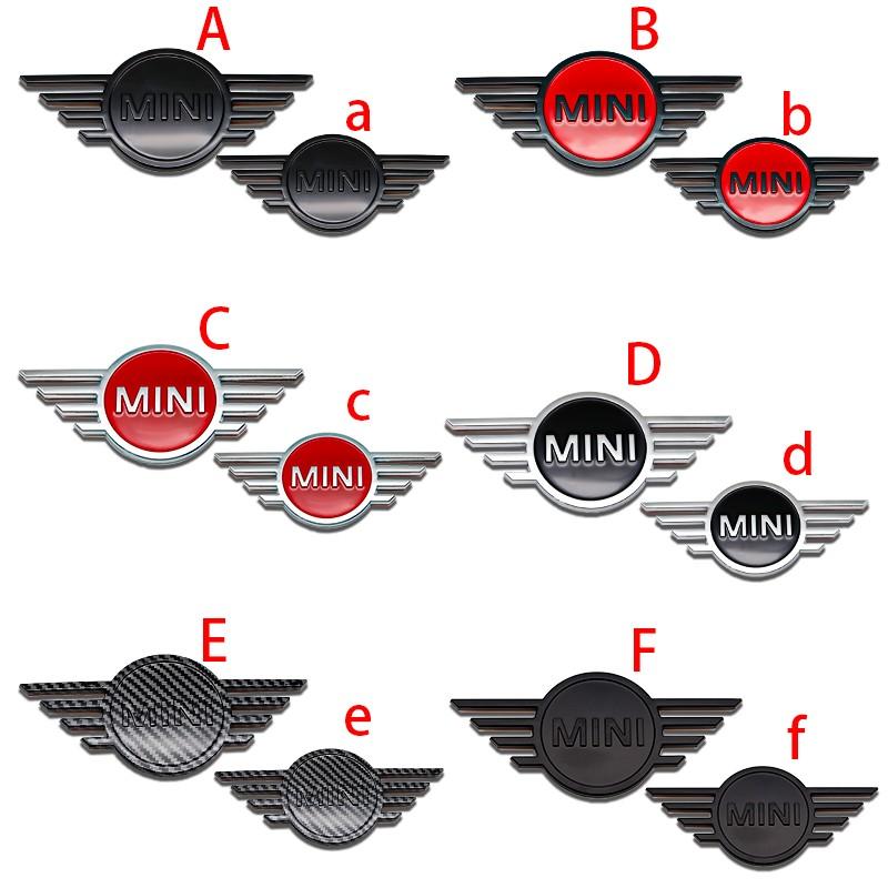 Mini Car Front & Rear Emblem, Scratch-Resistant Exterior Decoration, Replacement Badge for Mini Cooper Countryman Clubman Hatch Convertible