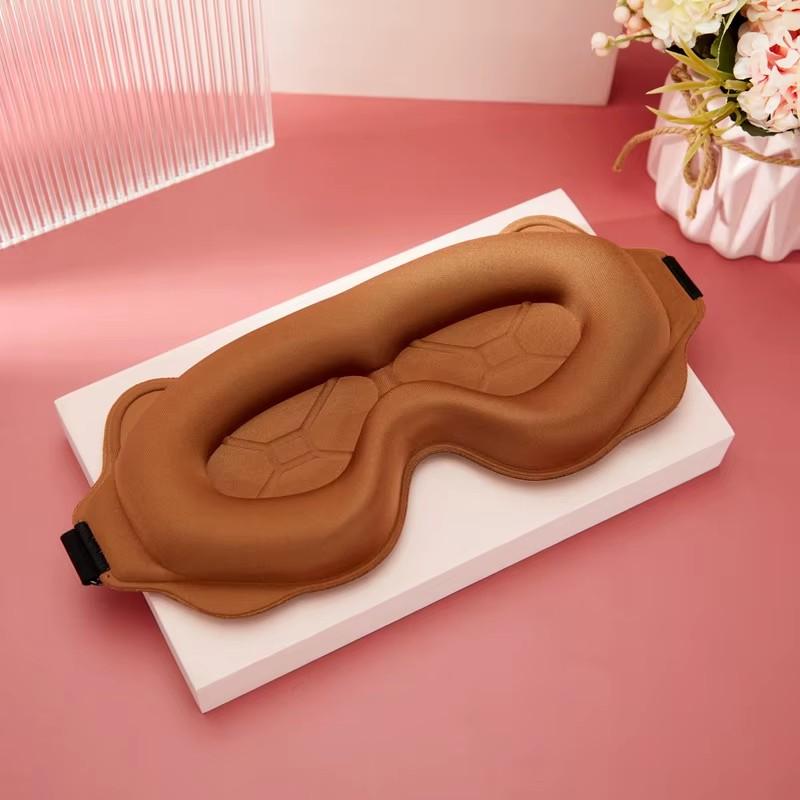 3D stereoscopic sleep eye mask, designed to extend eyelashes, with adjustable shoulder straps for molded masks at night, and a 100% light blocking eye mask, suitable for travel, yoga, and napping