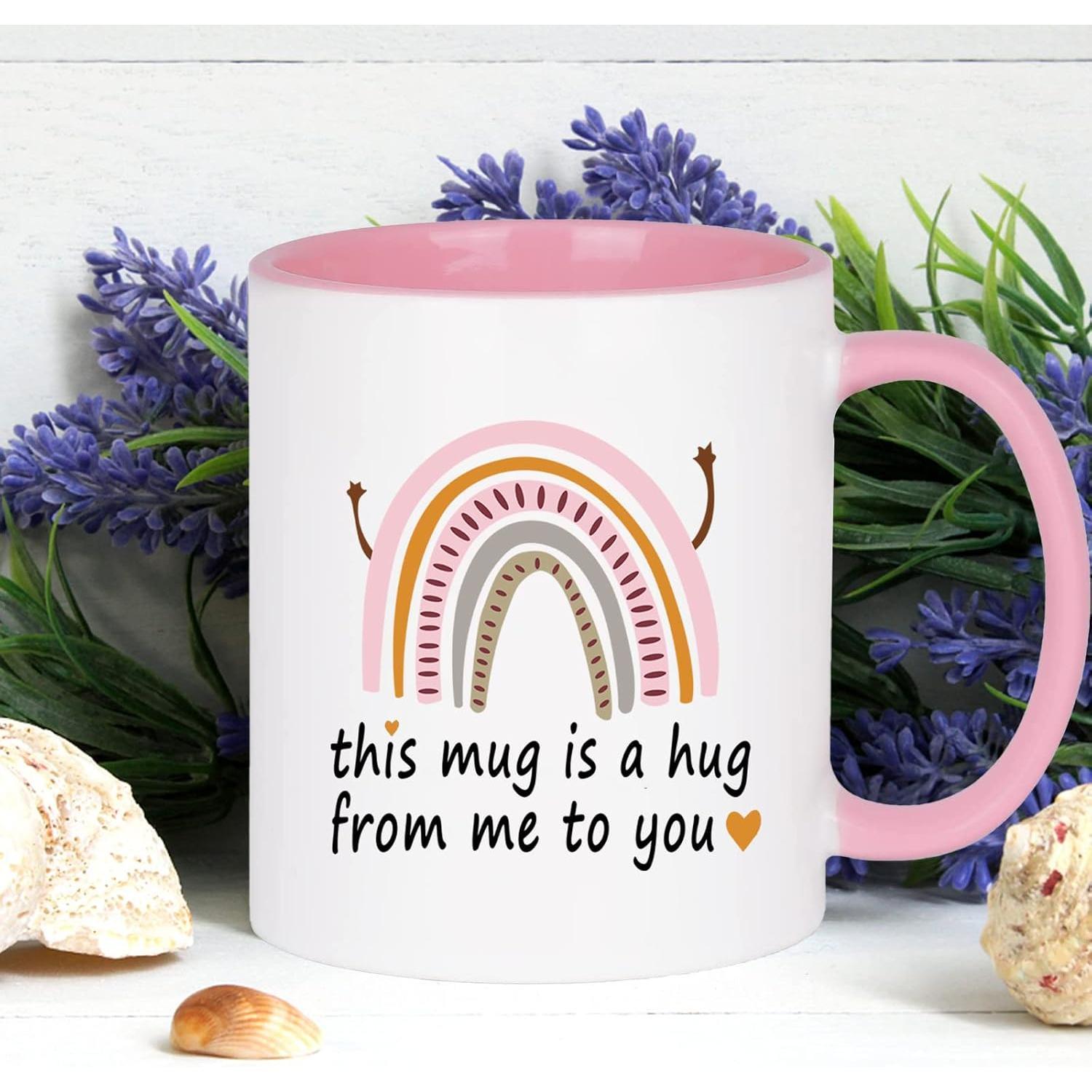 Friendship Gifts: Hug Mug - 11 Oz ,  for  , Birthday, Christmas & White Elephant Gifts