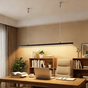 Ceiling Hanging Wire Cable Kit, Adjustable Heavy Duty Hanging Kit & Light Suspension Kit, 1.5M/2M Hanging Light Kit for LED Panel, Aquarium Light, Linear Light,Picture, Mirror, Plant - Versatile DIY Hanging Solution for Grid Ceiling, Home & Office