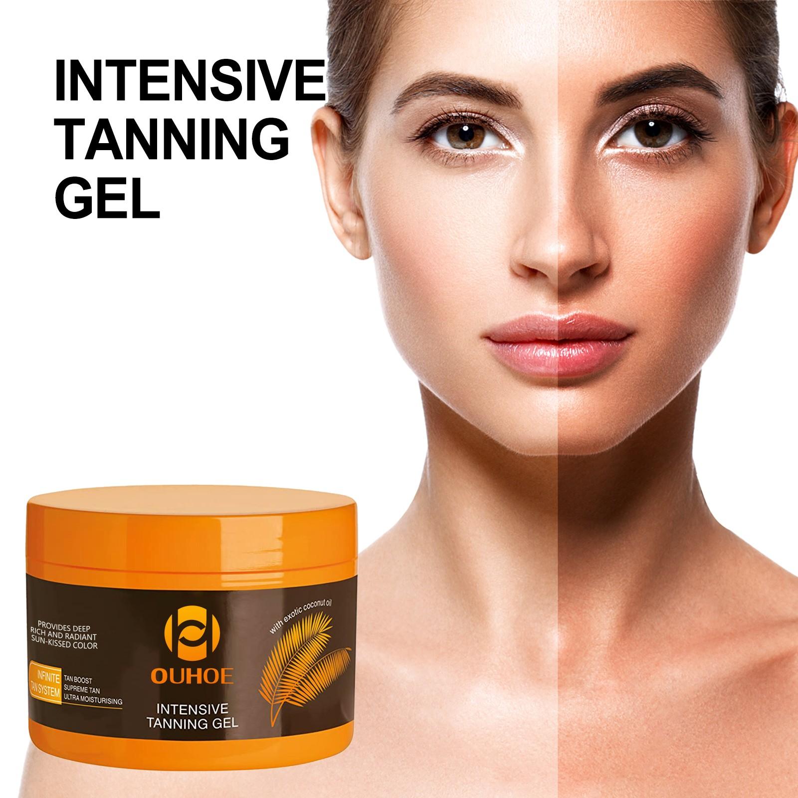 Tanning Care Gel Set of 2, Outdoor Beach Bronzing, Daily Hydration & Moisturizing, Healthy Skin Tone, Sun Protection