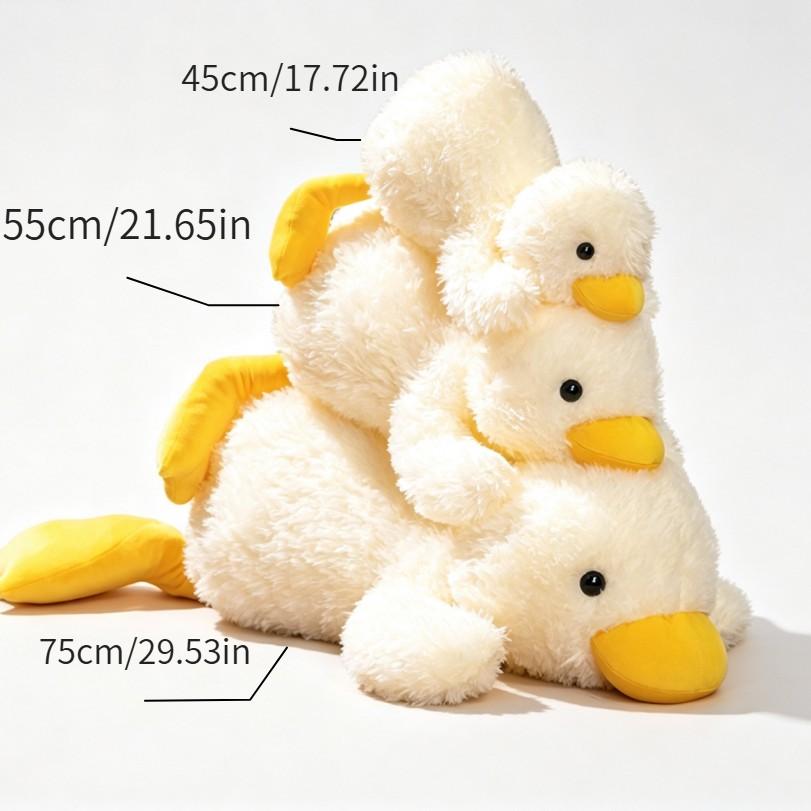 Plush Duck Toy, Soft Plush Pillow Doll, Anxiety Relief Gift for Kids and Friends, Comfortable and Cozy Kawaii Stuffed Animal