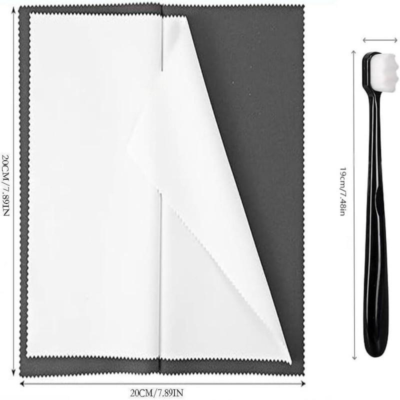 4-piece jewelry polishing set, jewelry polishing cloth, polishing brush