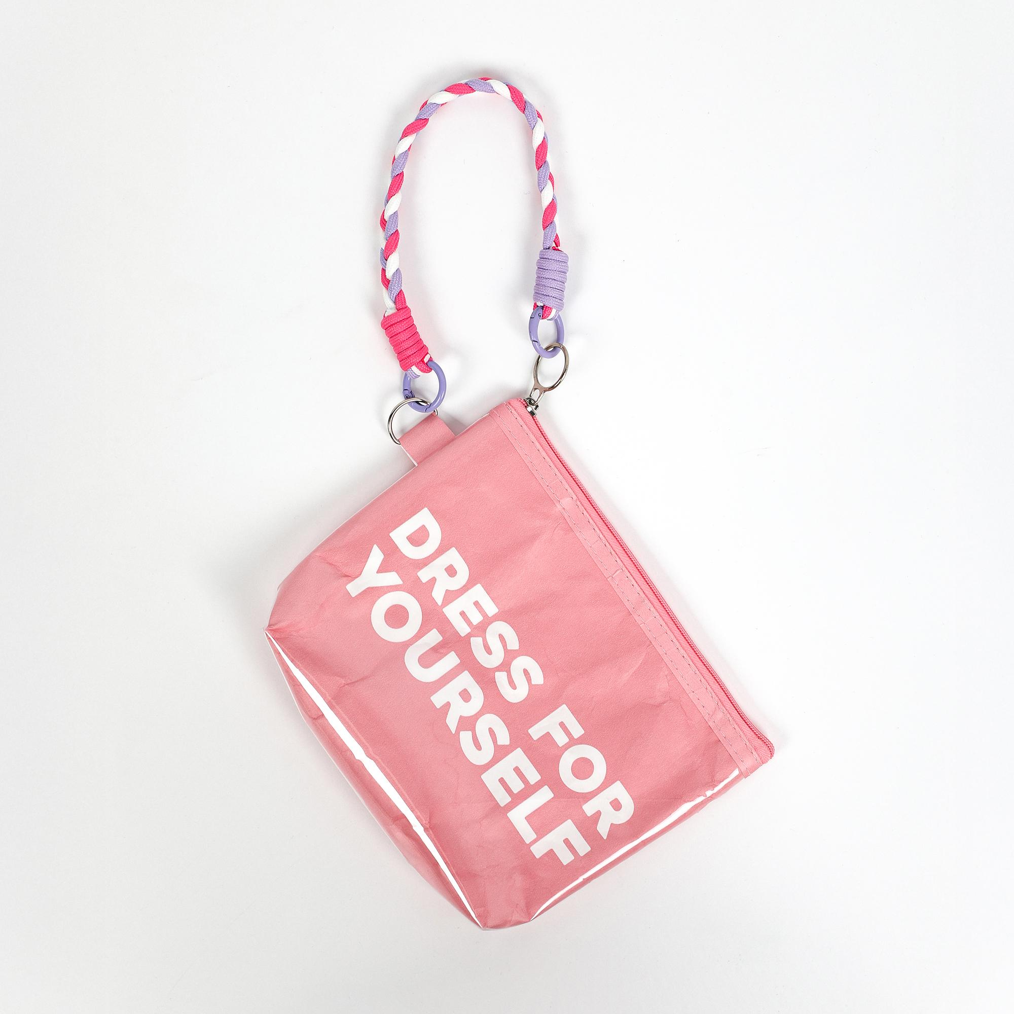 Blooming Jelly Waterproof DuPont paper Pouch Purse Women Bag Matching Wristlet