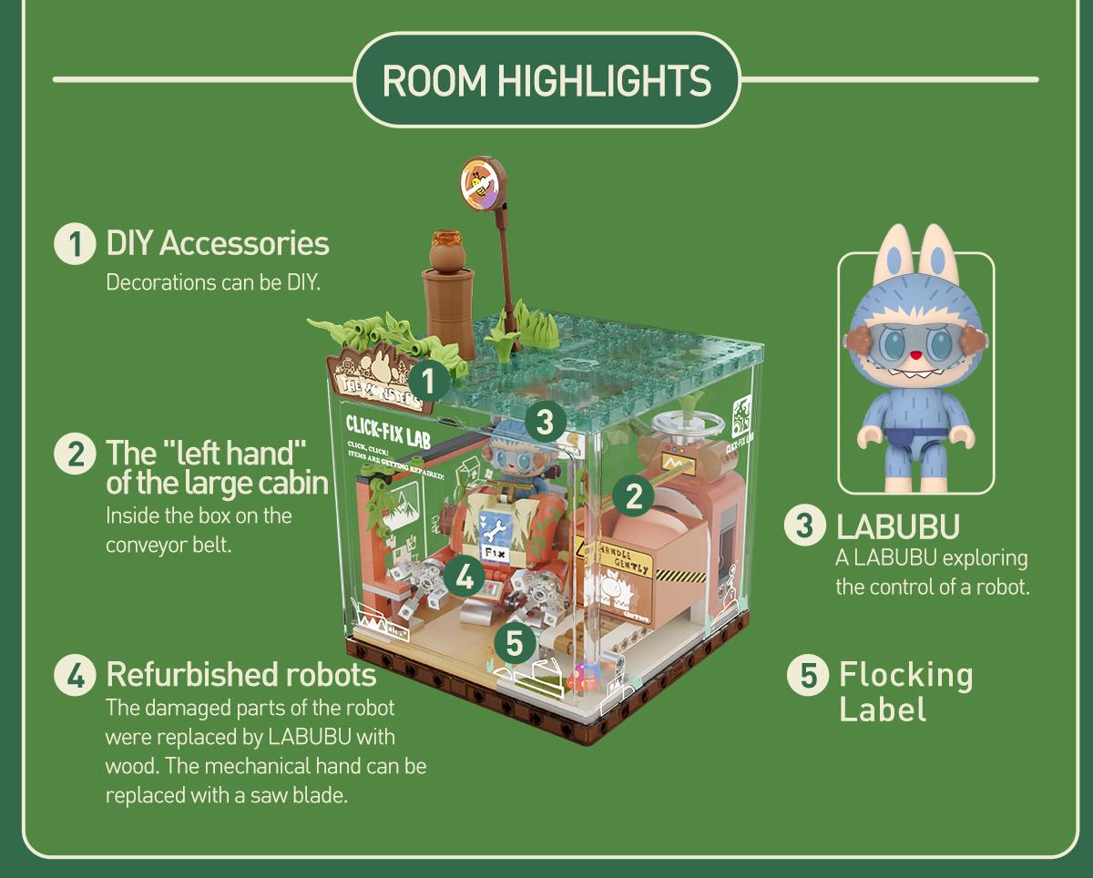 POP MART THE MONSTERS Forest Secret Base Series Blocks Part 1
