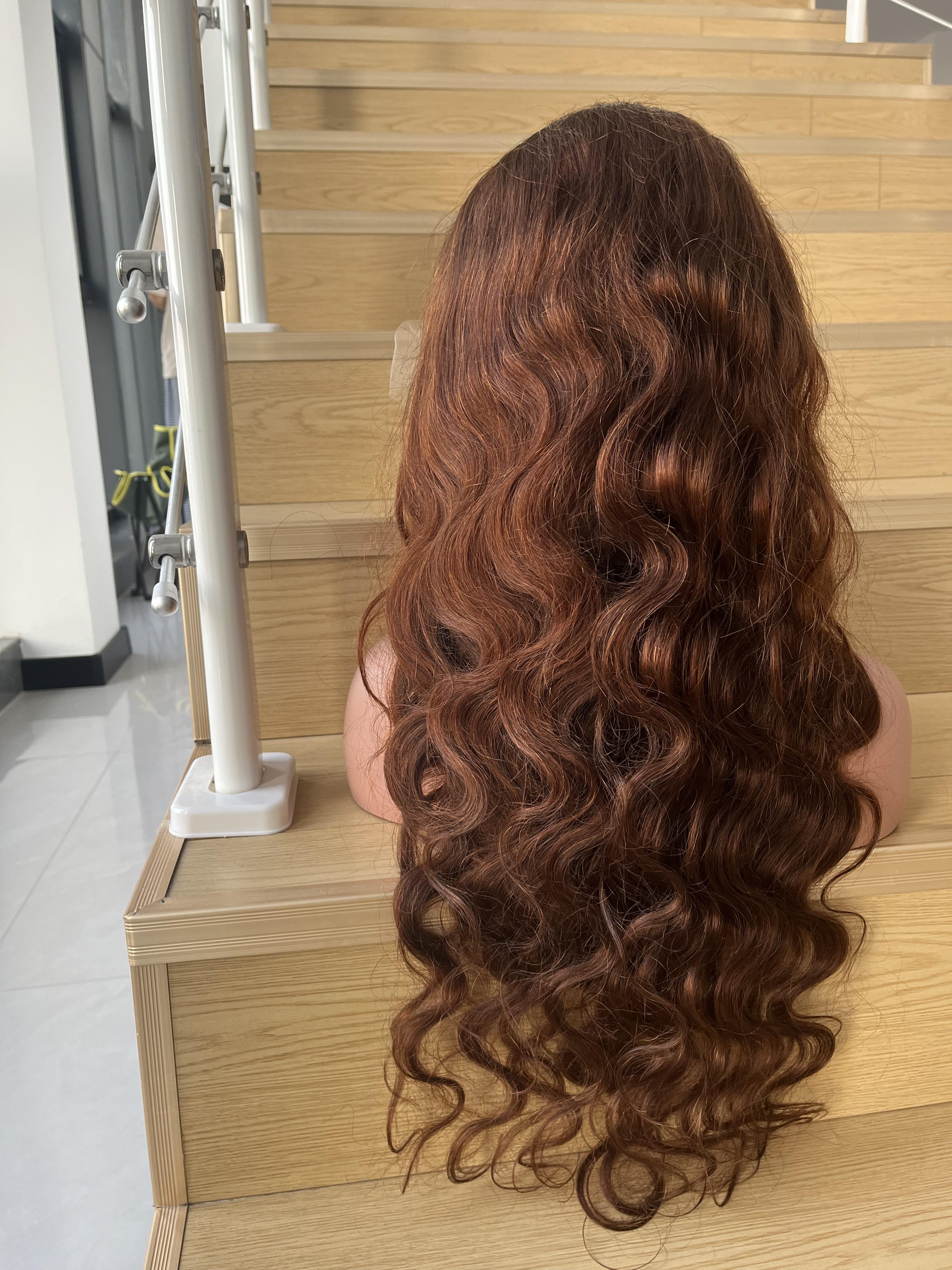 Bling Hair Chocolate Brown Wigs Body Wave 13x4 13x6 HD Transparent Lace Front Human Hair Wig For Women 4x4 Lace Closure Brazilian Remy Human Wig Pre plucked Natural Hairline 30 Inch 180% Density TikTokShopStockUp