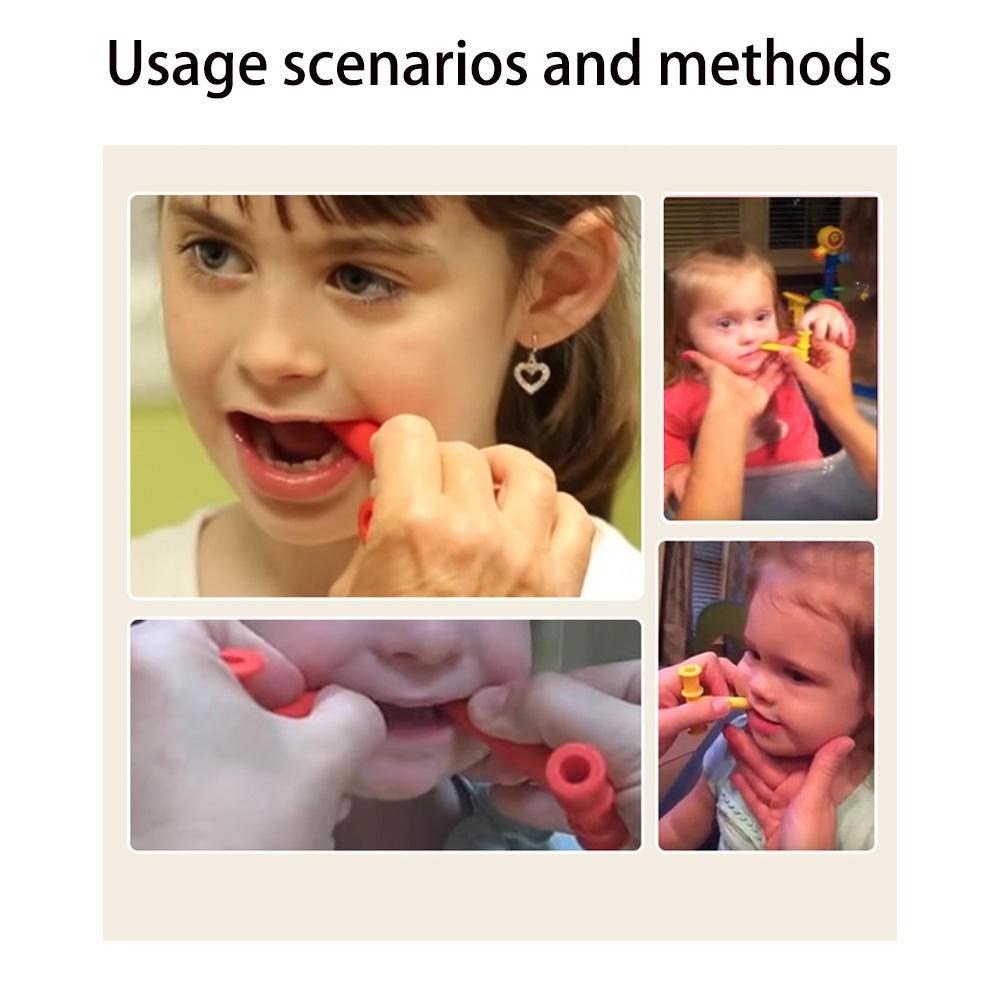 Baby Oral Motor Training T-Type Chew Toy, Speech Development Tool for Autism, Sensory Chewing Toy for Oral Muscle Development