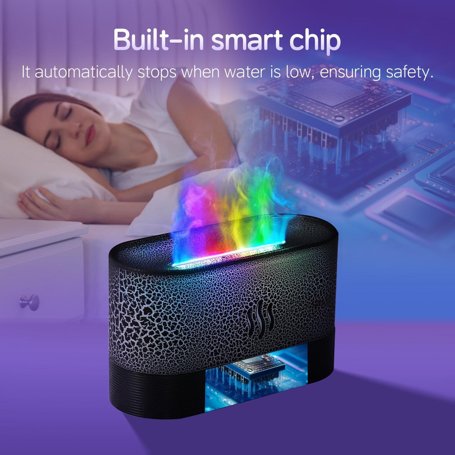 Portable Aroma Essential Oil Diffuser, USB Rechargeable Humidifier, Smart Car Aromatherapy Atomizer for Home Office Car, Fragrance Aroma Humidifier