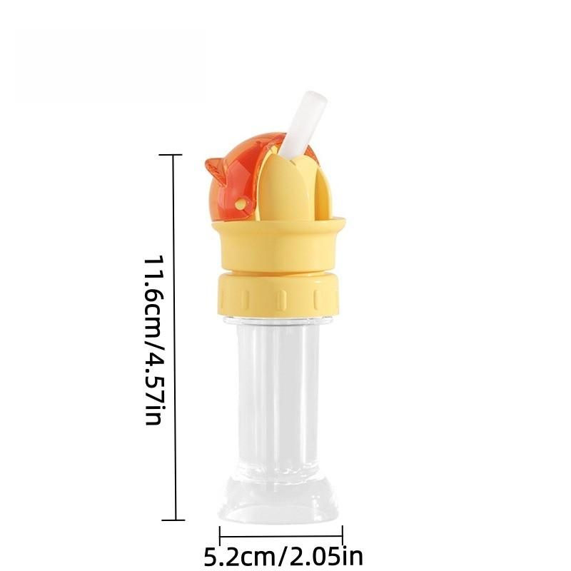 1PCS Kids Water Bottle Straw Conversion Lid Universal Fit Juice Cup Leakproof Flip Top Food Grade Safe Shatterproof For Toddlers Kids Portable Drinking Accessory