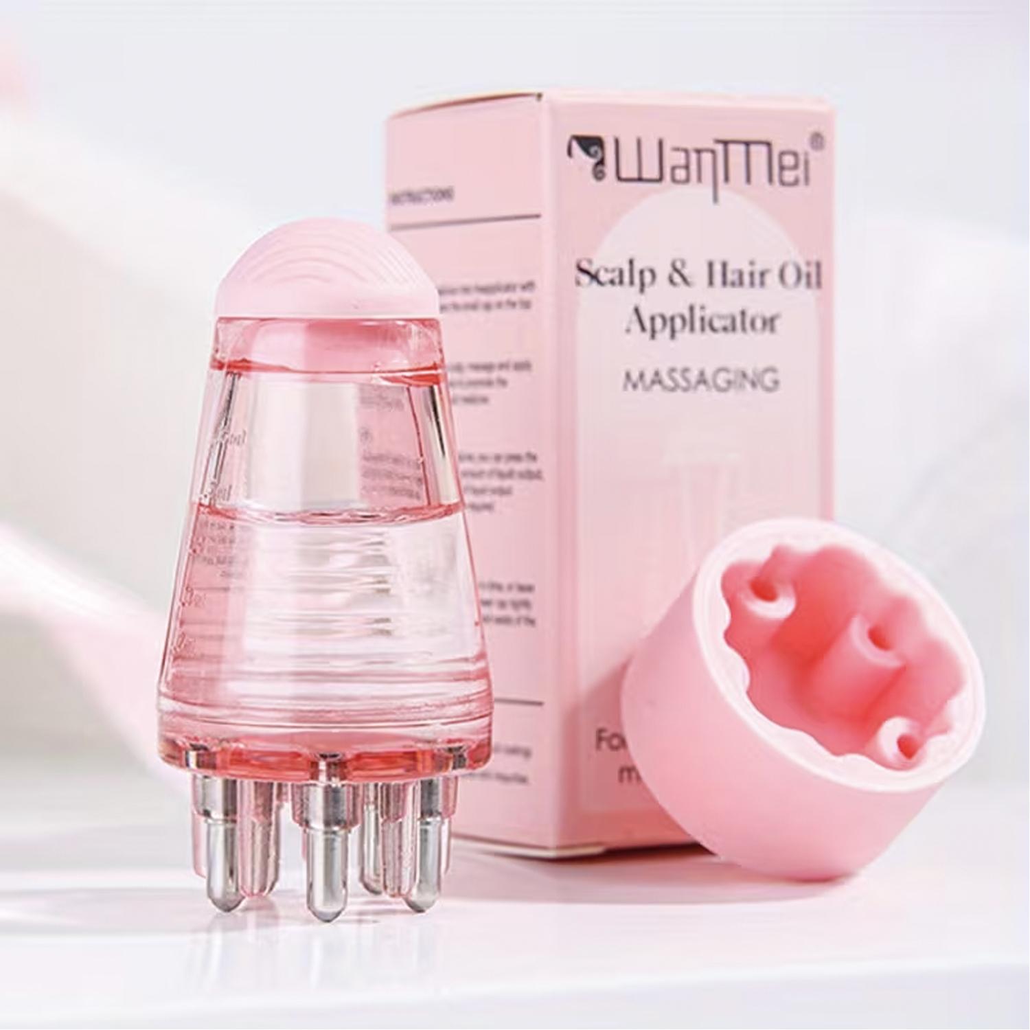 Roller Ball Scalp Applicator Comb – Massage Design Hair Oil & Liquid Applicator for Scalp Treatment, Scalp Hair Care, Smooth Even Application for Daily Use
