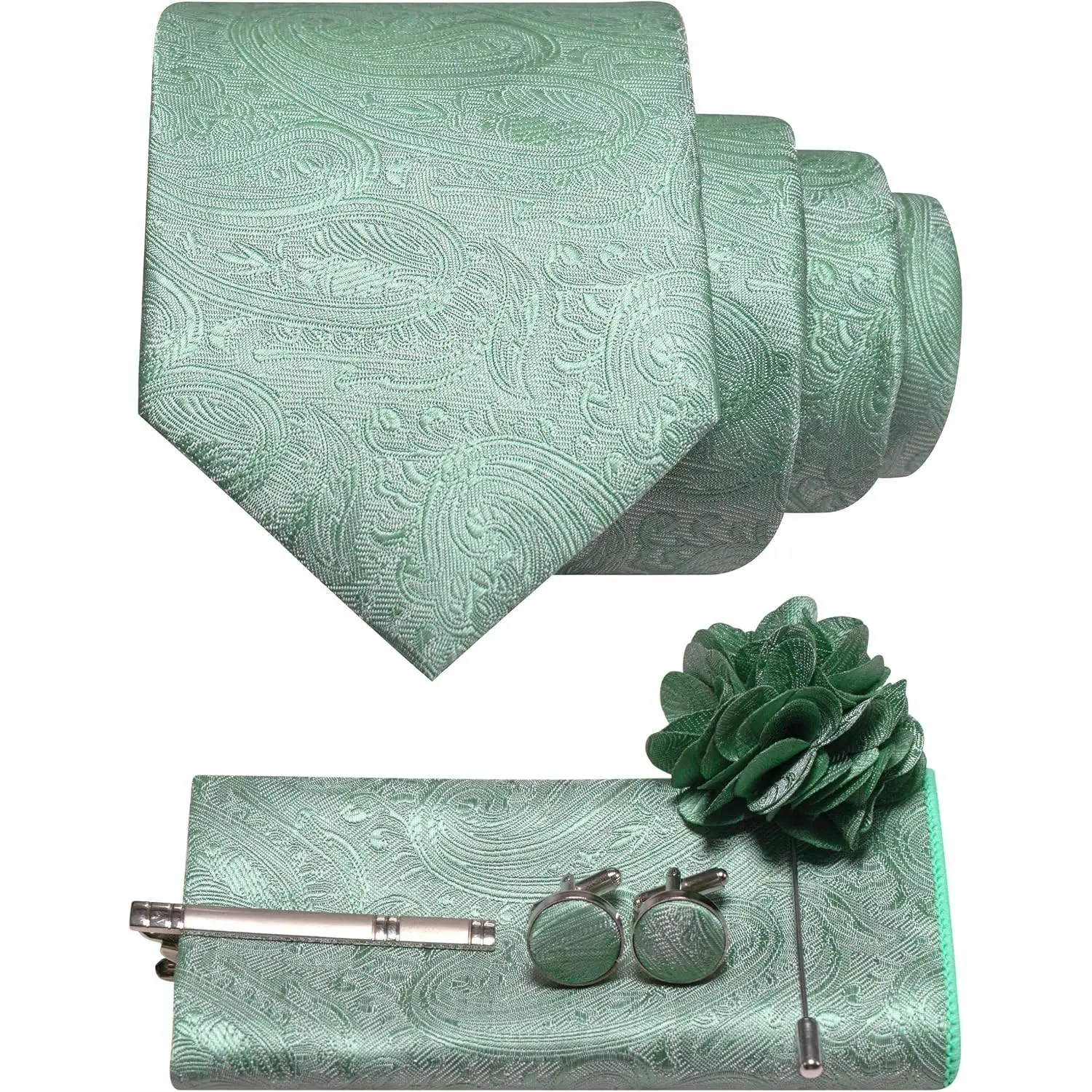 57sage Green Paisley