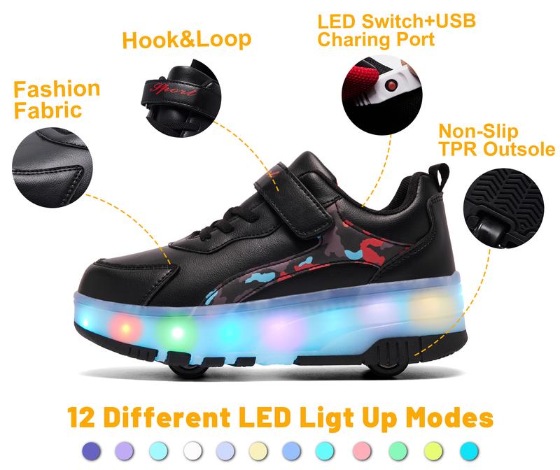 Children's LED light skate shoes are fun and fashionable, suitable for boys and girls' birthday parties and Christmas Children's LED light skate shoes are fun and fashionable, suitable for boys and girls' birthday parties and Christmas