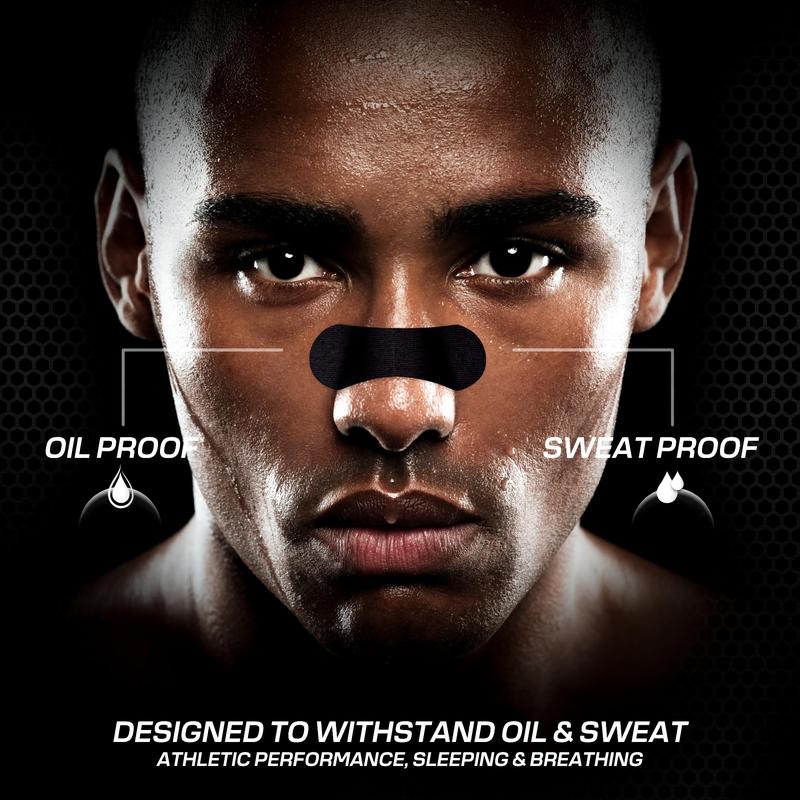 Breathable Comfort Nasal Strips (30 Sheets), Anti-Snore Sleep Aid, Oil & Sweat Resistant, Wide Body Universal Fit