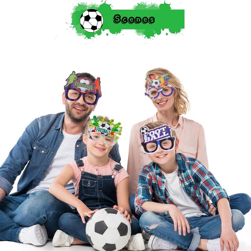 4pcs 2026 World Cup Fan Glasses, Football Theme Party Decorations, Cheerleading Props, Photo Booth Accessories, Model Xinghao Swl-2023101