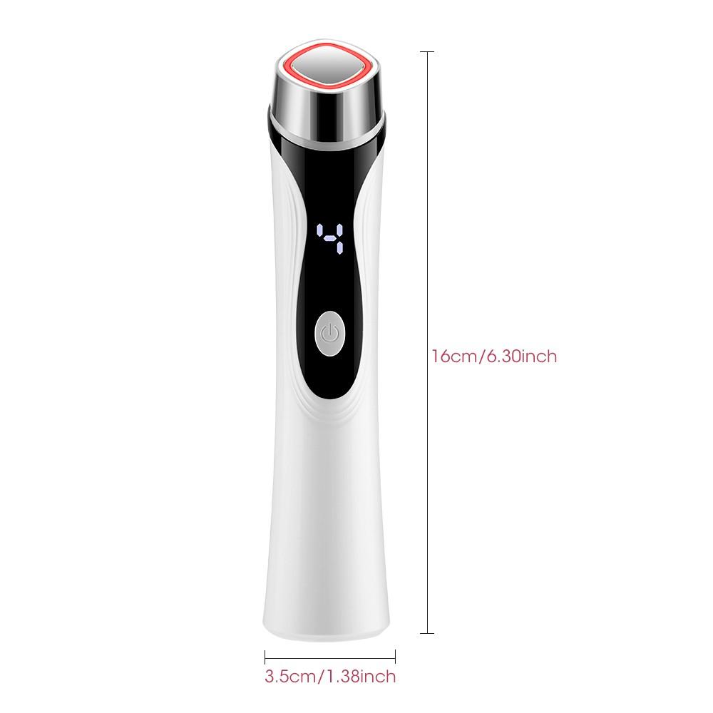 Four-In-One Multi-Function Microcurrent Beauty Device, 4 Color LED Light Skincare Instrument, Facial Massage for Tightened Skin, Best Gift for Women