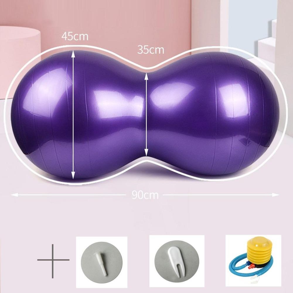 45cm Extra Thick Exercise Yoga Ball - Non-Slip & Durable, Includes Pump, High Weight Capacity & Burst-Resistant for Gym, Balance, Pregnancy, Pilates & Physical Therapy, Gym Equipment