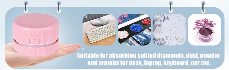 Desktop accessories, handheld vacuum cleaners, mini desktop vacuum cleaners, desktop sweepers, art beads debris cleaners, home and car dust collectors, compact desktop cleaners for removing pencil shavings and debris, with a great design
