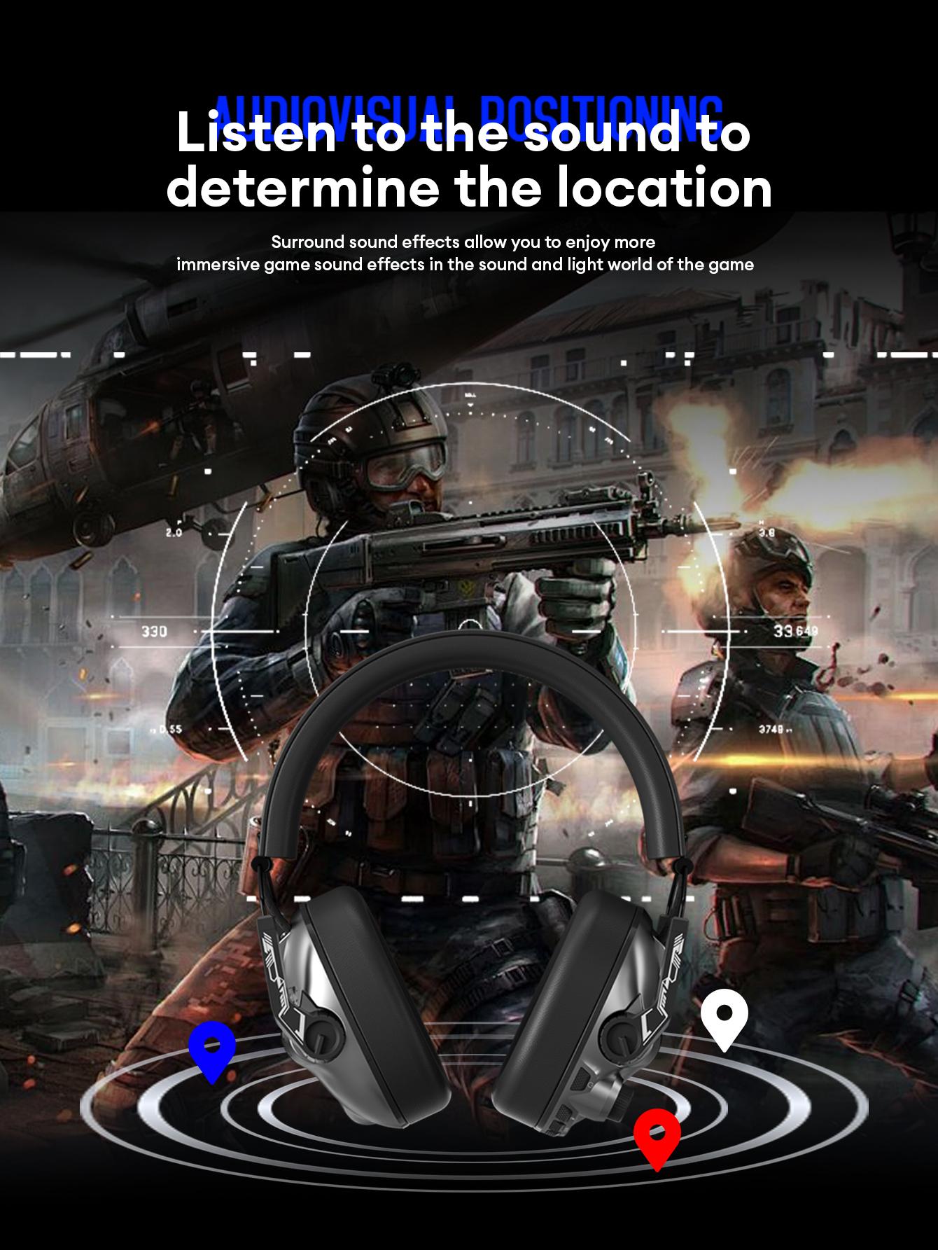 TRANSFORMERS G03 Wireless Gaming Headset with 2025 Bluetooth 6.0, Protein Leather Ear Caps for Excellent Sound Insulation, Multi-Function Button for Easy Control, Retractable High-Sensitivity Microphone, High-Performance Gaming Headphones