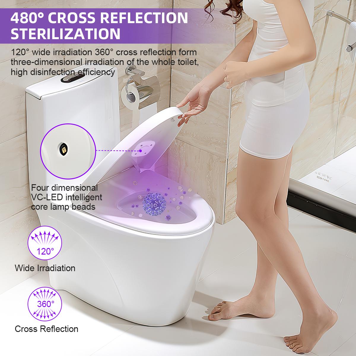 Toilet Aromatherapy lamp, Ultraviolet lamp, Bathroom Aromatherapy kit, Household toilet cleaning accessories, Bathroom cleaning summer essentials Odor Fresh Antibacterial Toilet Aromatherapy lamp, Ultraviolet lamp, Bathroom Aromatherapy kit, Household toilet cleaning accessories, Bathroom cleaning summer essentials Odor Fresh Antibacterial