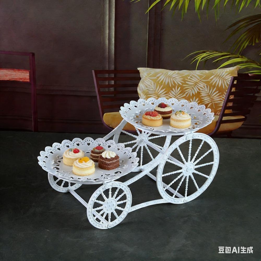 Dessert stand for wedding banquets and holiday parties, suitable for fruits, candies and cakes.