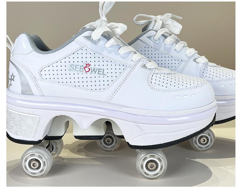 【 Black Friday 】SEBOWEL Fashionable Limited Edition Roller , Comfortable Sports style, Holiday Gift Casual  Sneaker Sports  Footwear Boy Walking Shoes Bridal Bridal
