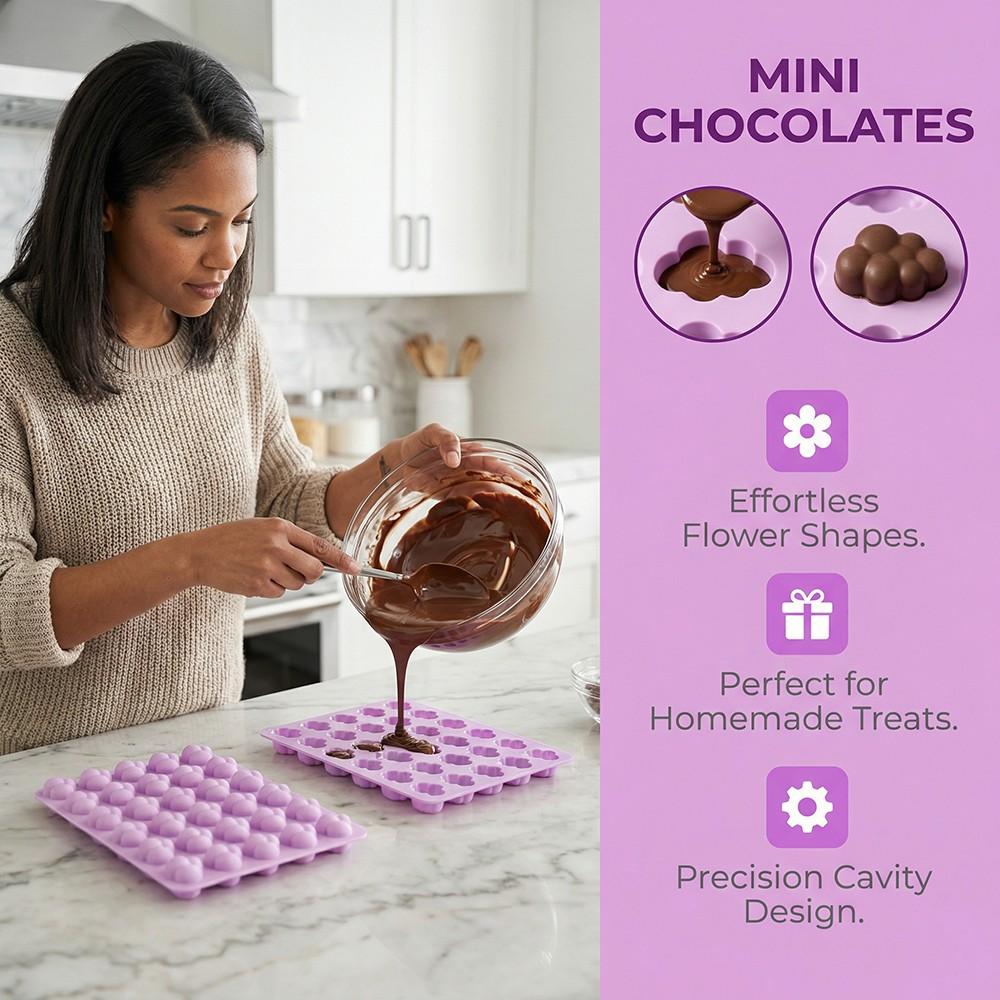 3pcs Cloud Shape Silicone Molds, DIY Chocolate Candy Dessert Cake Decoration, Baking Molds for Home Bakers, Perfect for Parties & Gifts