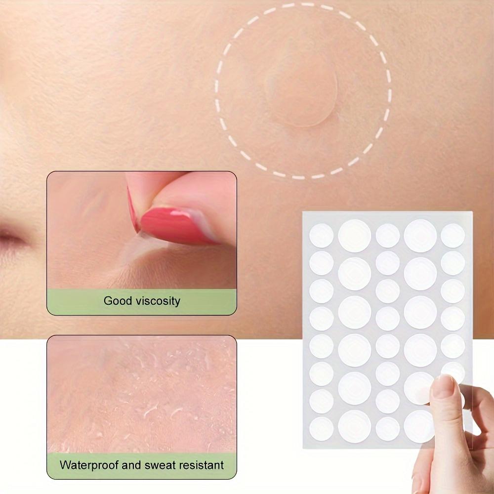 36pcs/sheet Transparent Waterproof Invisible Acne Patch Hydrocolloid Acne Patch Cover-up Patch, Used To Cover Pimples and Blemishes, Facial and Skin Spot Stickers