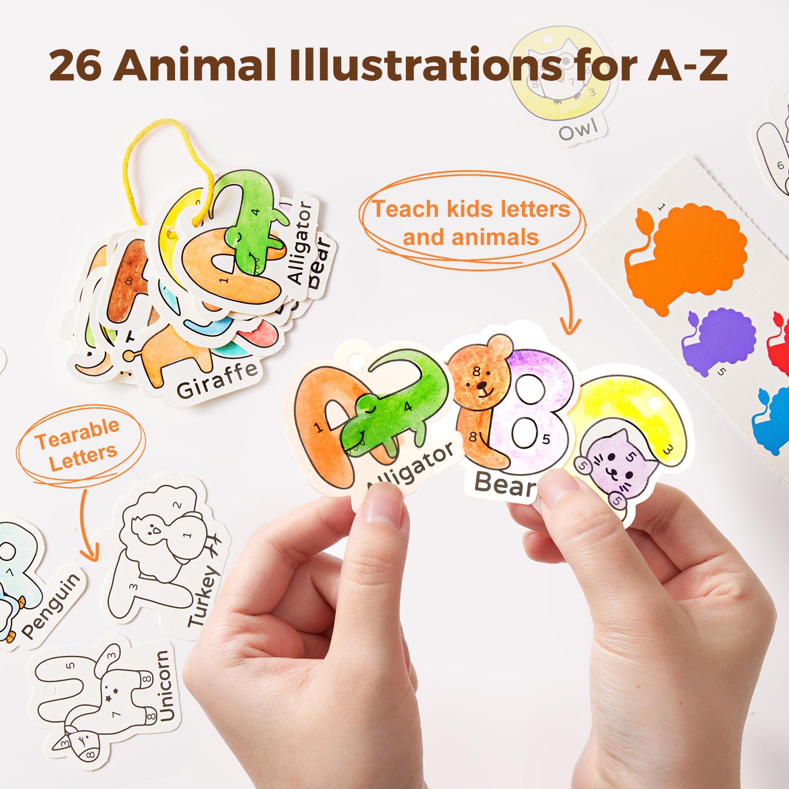 Jar Melo Paint with Water Coloring Books, Kids Watercolor Painting Sets Mess Free Art Craft Drawing Toddler Activities Toy Easter Gifts