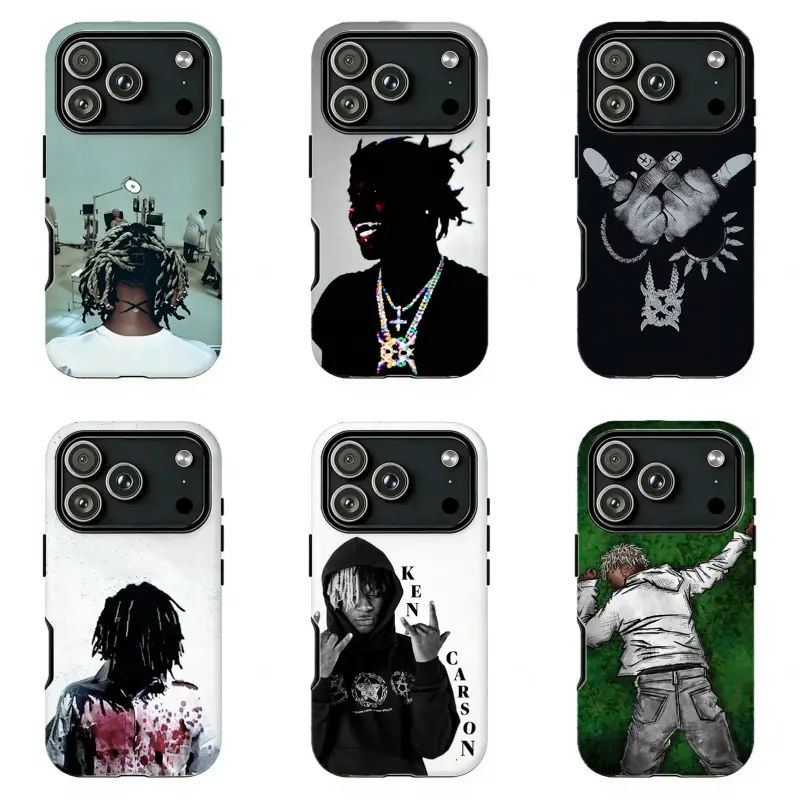 Trend K-Ken Cars0n Hip Hop Rap Phone Case,For iPhone 17 Pro Max 16 15 14 13 12 11 8 7 Plus Pro Max/X/XS/XR and for Samsung S21 S22 S23 S24 S25 S26 Fe/Plus/Ultra,Best Gift Idea For Yourself, Partner,Family&Friends, Protection Casing