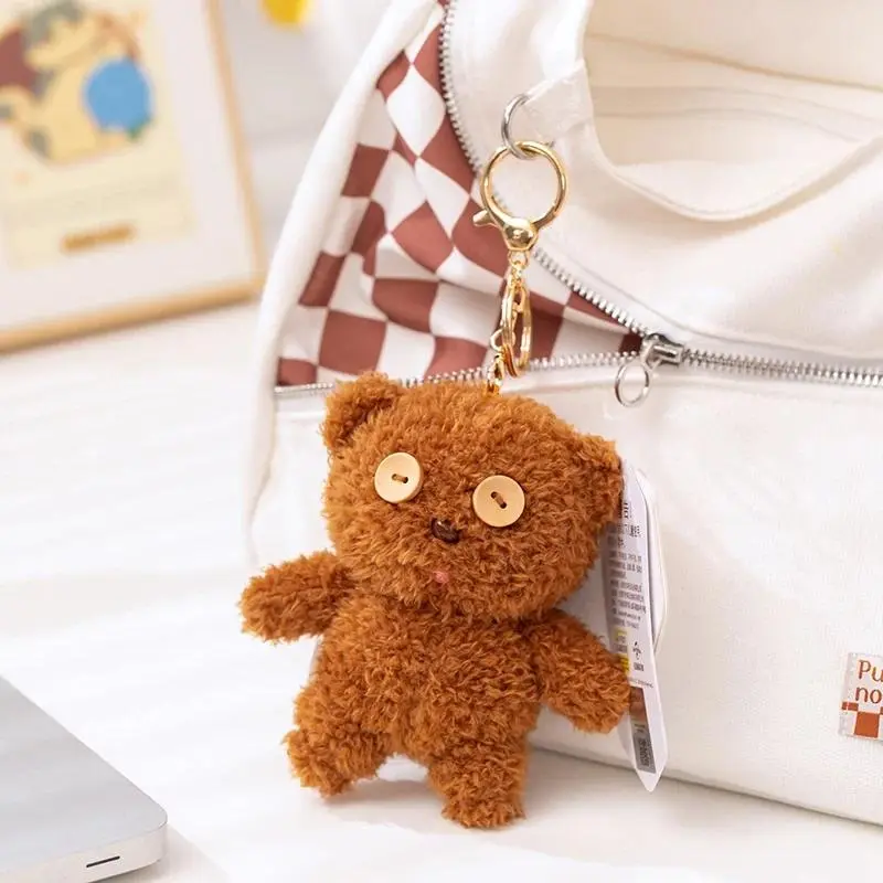 TIM Minion Teddy Bobs Plush Toy Teddy Bear Kawaii Stuffed Doll Pendant Keychain Home Decor Cartoon Teddy Pillow Kid Birthay Gift