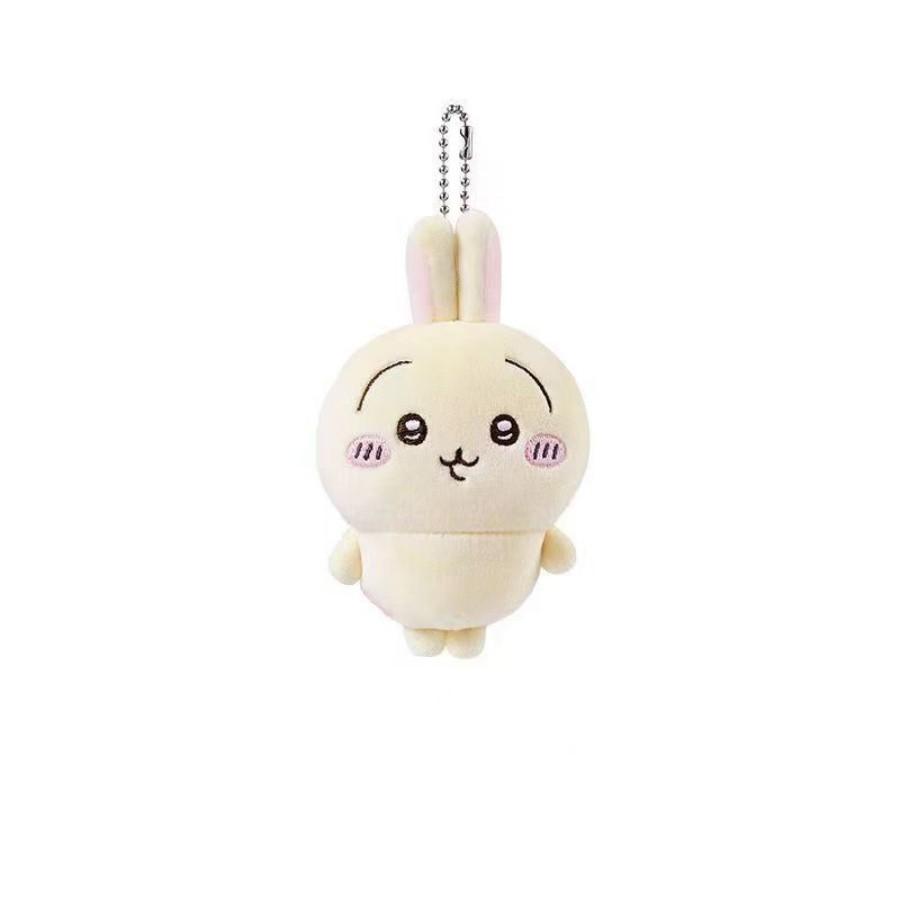 Cute Plush Keychain Doll, 11cm Soft Toy Pendant, Rabbit Hamster Cat Styles, Perfect Gift for Friends, Bag Decoration Accessory