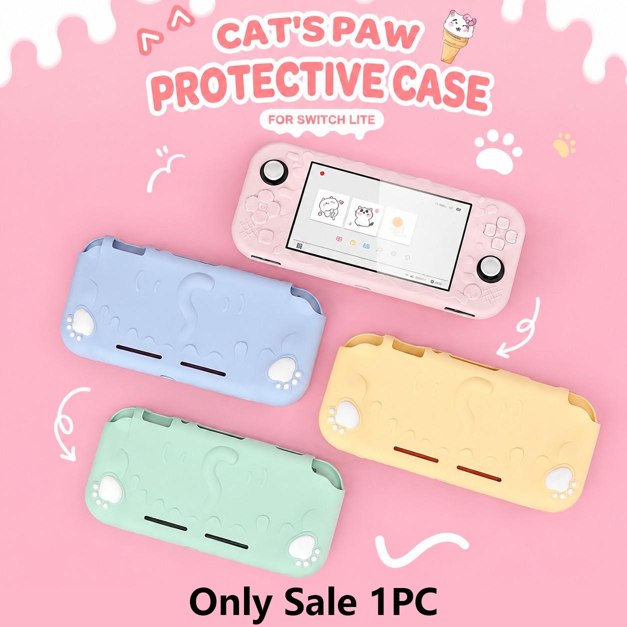 Switch Lite Protective Case, Soft Silicone Shell, Anti-Scratch Cover, Durable Protection for Nintendo Switch Lite, Essential Accessory