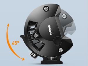 Nilight ZH303 2PCS 6.5 Inch 120W Spot & Flood Combo Driving 16AWG Wiring Harness for Led Work Light Triple Rows Off-Road Truck Car ATV SUV